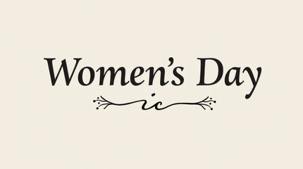 Fototapeta premium Empowering women’s day celebration for gender equality inspiring freedom and rights for women global event
