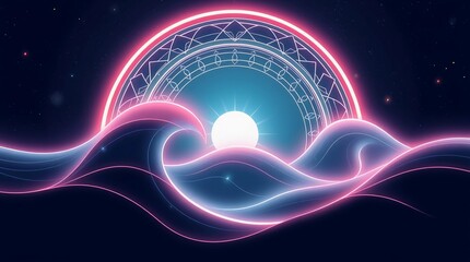 abstract background with heart
