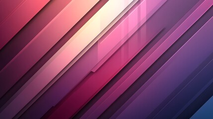 Oblique Gradient Illustration Featuring Rectangular Shapes of Various Colors