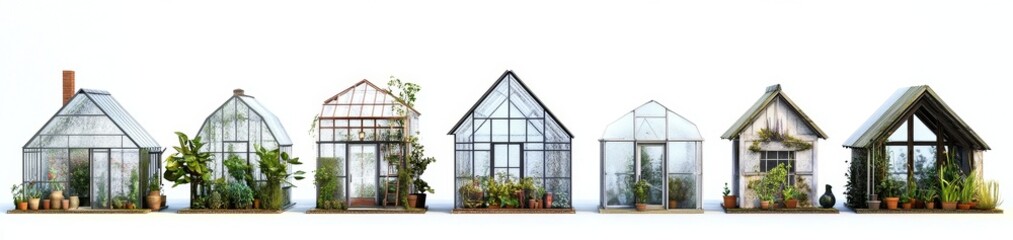 Fototapeta premium Miniature Glasshouses (3)