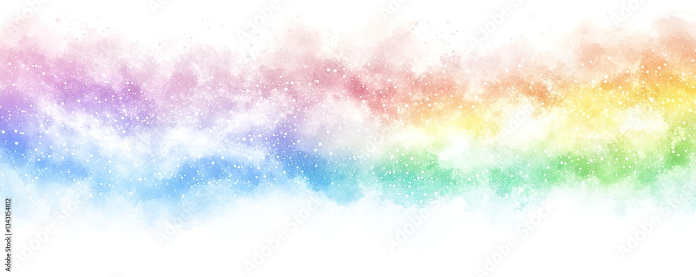 Canvas Prints rainbow cloud abstract background