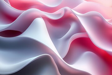Fototapeta premium Abstract flowing layers of colors creating a visually appealing design