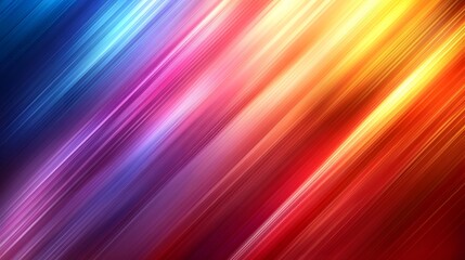 Obraz premium Diagonal Light Streaks Displaying Various Bright and Vibrant Colors