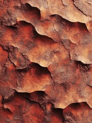 Fototapeta premium Textured Rock Surface with Crevices and Shadows for Abstract Background