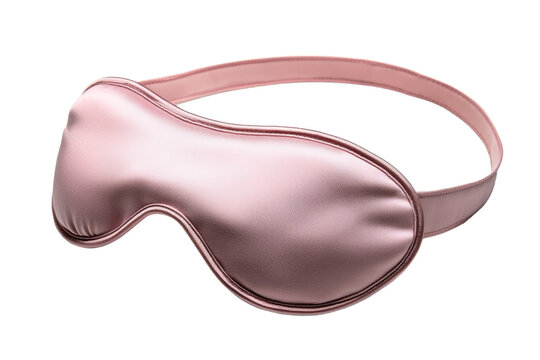 recommend clip art: Pink eye mask with a pink strap isolated