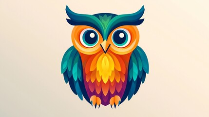 Fototapeta premium Cute Owl Graphic Design (7)