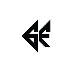GF monogram logo design letter text name symbol monochrome logotype alphabet character simple logo