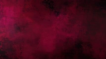 Obraz premium Abstract burgundy background with dark texture and smudged ink effect for design and print. Black and maroon colors with space for text. Flat lay, top view mockup template for creative projects.