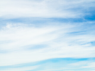 Naklejka premium Sky cloud blue nature background paronama web cloudy summer winter season day, light beauty horizon spring brigth gradient calm abstract backdrop air nature view wallpaper landscape environment.