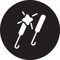 sparkler glyph icon