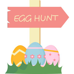 Easter Egg Hunt Sign