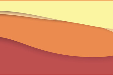 Abstract layered color design