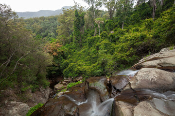 Wasserfall - Cascade Falls, Macquarie Pass in NSW Australien.