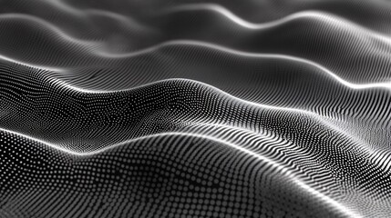 Abstract grayscale wave background texture