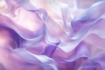Fototapeta premium Abstract Smooth Gelatinous Patterns Flowing Gracefully in a Dreamy Color Palette