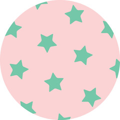 pattern check pattern star-shaped circle illustration 패턴 체크 무늬 별 모양 동그라미 일러스트