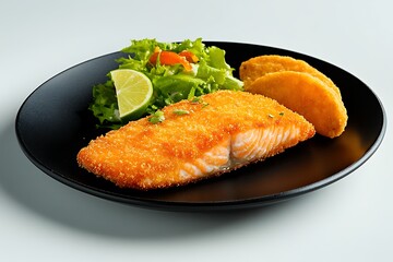 Perfectly Cooked Salmon Steak