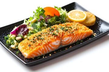 Perfectly Cooked Salmon Steak