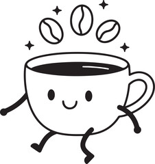 cup of coffee with milk