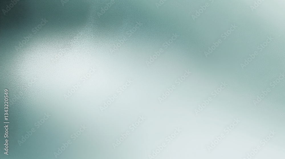 Fototapete Abstract gradient background with grainy texture in soft blue-green color, flat lay close-up design with copy space. Minimalist and modern style backdrop for creative projects and text placement.