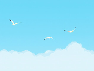 Fototapeta premium airplane travel opens the background behind itself. Plane journey, romantic travel, tours, cruises, airport advertising, trip abroad on vacation and plane routes illustration banner. Generative ai