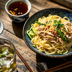 Authentic Chinese Cold Noodles &ndash; Refreshing & Savory Delight