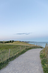 Fototapeta premium Gravel road on the coast
