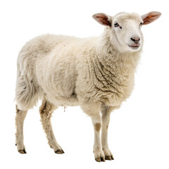 Fototapeta premium sheep isolated with transparent background 