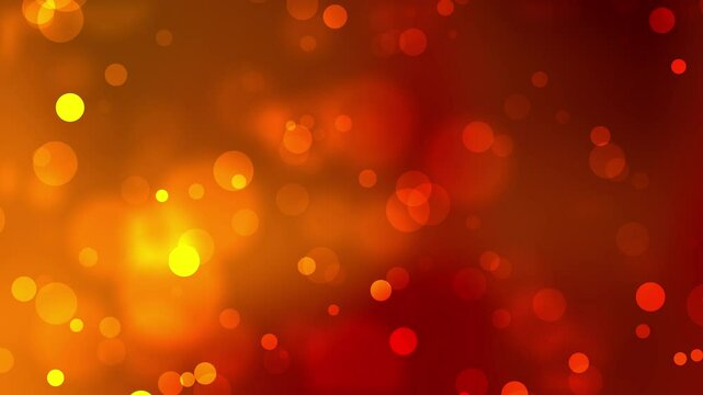 A beautiful abstract bokeh background with warm orange and red tones, perfect for festive celebrations, religious events, and elegant designs. Ideal for posters, presentations, and digital artwork.