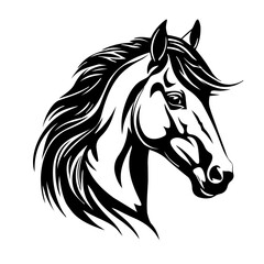 horse head silhouette