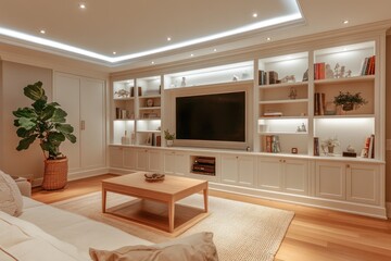 Modern home media room