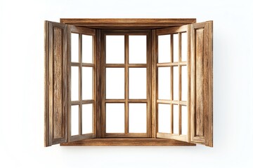 Window frames isolated on white background