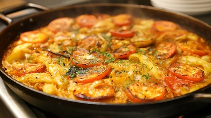 Catalan frying with crispy vegetables