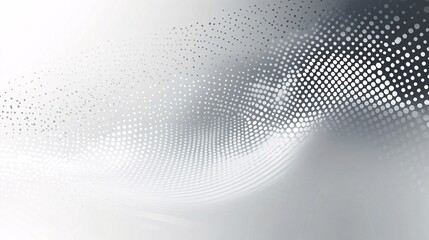 Abstract silver wave dots background, digital design, website header