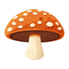 One shiitake mushroom vector illustration fungus fungi vector