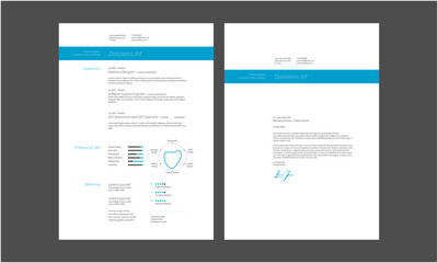 Clean Resume Layout, Minimalist resume cv template, Resume design template
