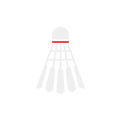 shuttlecock badminton sport vector illustration design