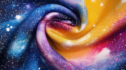 Fondo de galaxia colores vibrantes