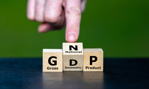 Cubes form the expressions GDP (gross domestic product) and GNP (gross national product).