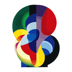 Obraz premium Fluid shape art illustration shapes vector