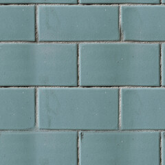 Fototapeta premium old textured blue tile wall background