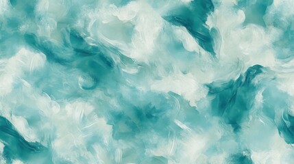 Obraz premium Pintura abstracta de colores azul y verde