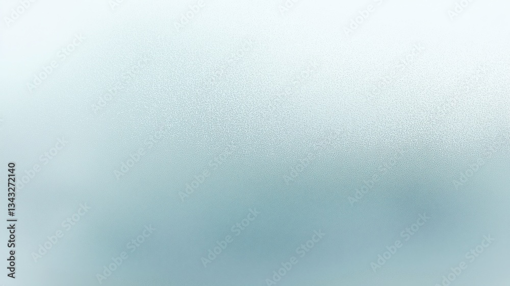 Poster frosted glass texture background with light blue and gray gradient, minimalist style, top view, high