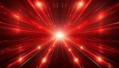 Obraz premium red burst with glowing light effects
