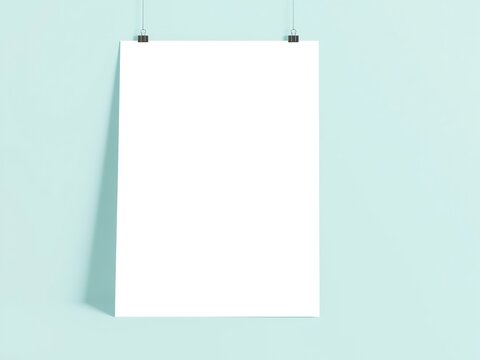 Blank 11x17 Poster Mockup, Ready for Design