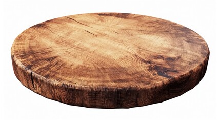 Classic Brown Wooden Tabletop with Smooth Finish