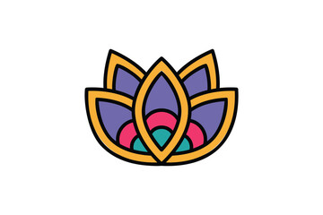 Indian Abstract Ornament Illustration