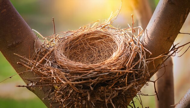 empty bird nest