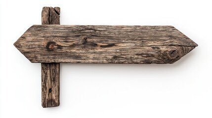 Light Wood Signboard with Smooth Planks