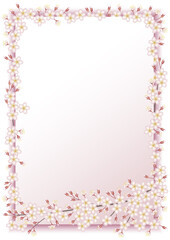 桜の飾り枠